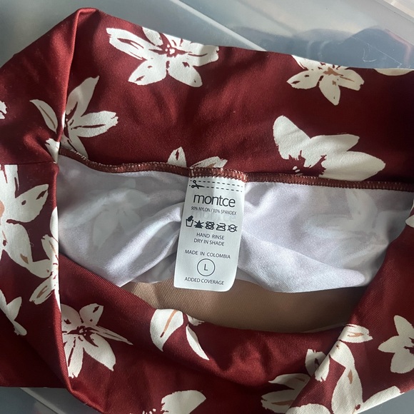 Montce Floral High Rise bikini bottom - Picture 3 of 5